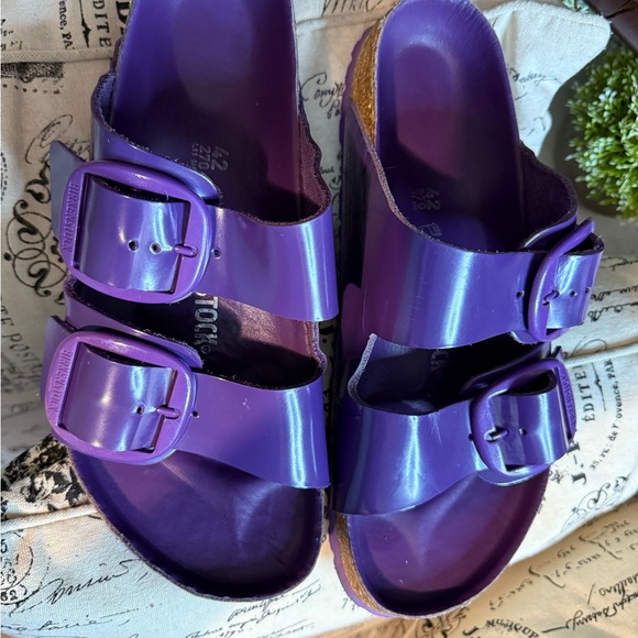 Birkenstock Purple Sandals with Adjustable Straps - Picture 5 of 15
